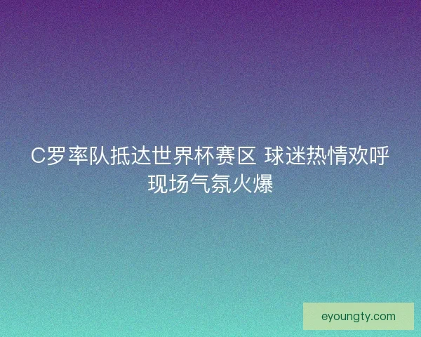 C罗率队抵达世界杯赛区 球迷热情欢呼现场气氛火爆 C罗率队抵达世界杯赛区 球迷热情欢呼现场气氛火爆